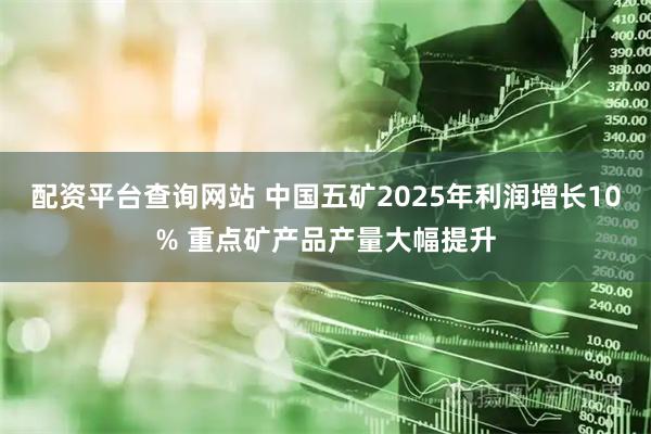 配资平台查询网站 中国五矿2025年利润增长10% 重点矿产品产量大幅提升
